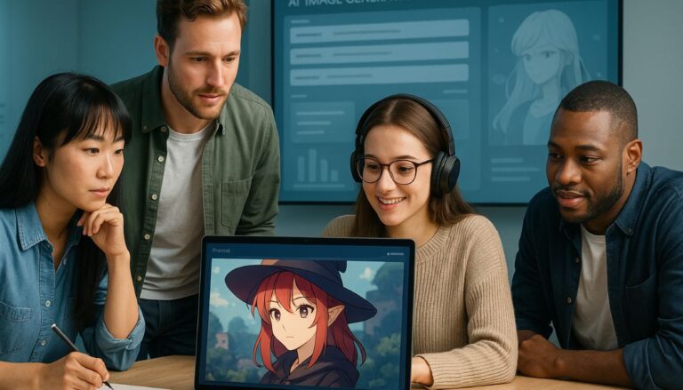AI anime art generator pixai.art